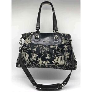 Coach Ashley Grace Horse & Carriage Anniversary satchel bag F15656